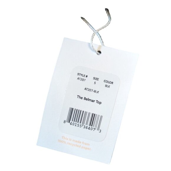 Andie Swim The Belmar Top Black Small - Picture 5 of 8